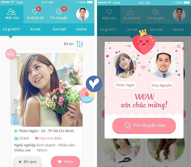 Top 5 ứng dụng hẹn hò uy tín nhất Việt Nam hiện nay