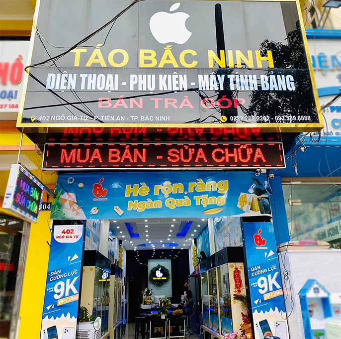 Top 5 cửa hàng bán điện thoại tại Bắc Ninh