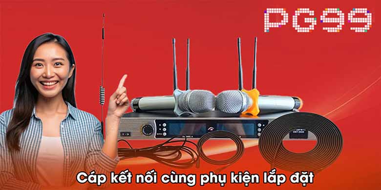 Bộ phụ kiện đi kèm micro PG99: Tăng cường trải nghiệm âm thanh