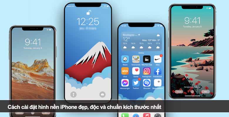 Cách cài đặt hình nền iPhone đẹp, độc và chuẩn kích thước nhất 