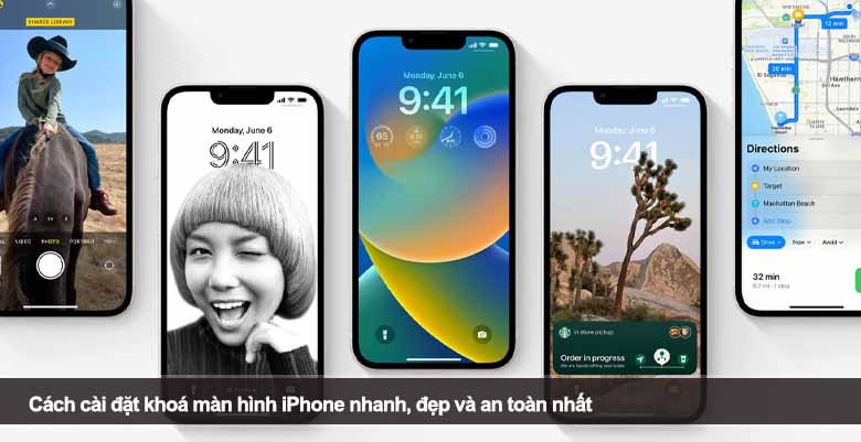 Cách cài đặt khoá màn hình iPhone nhanh, đẹp và an toàn nhất 