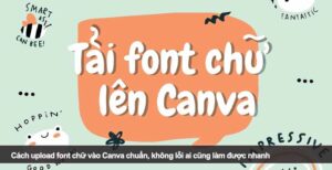 Cách upload font chữ vào Canva chuẩn, không lỗi ai cũng làm được nhanh